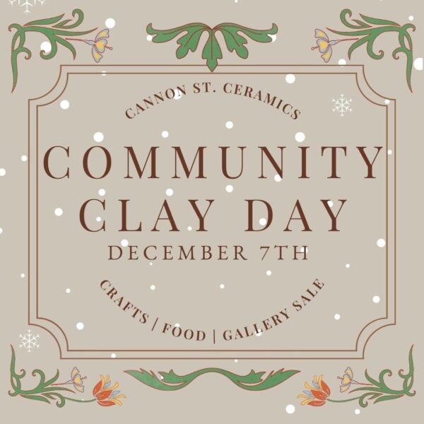 Community Clay Day Dec. 7 2024